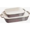 Staub Ofenform 2 Teile, Grau