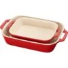 Staub Ofenform 2 Teile, Cherry Red
