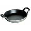 Staub Small Round Dish In Cast Iron, Graphite Grey