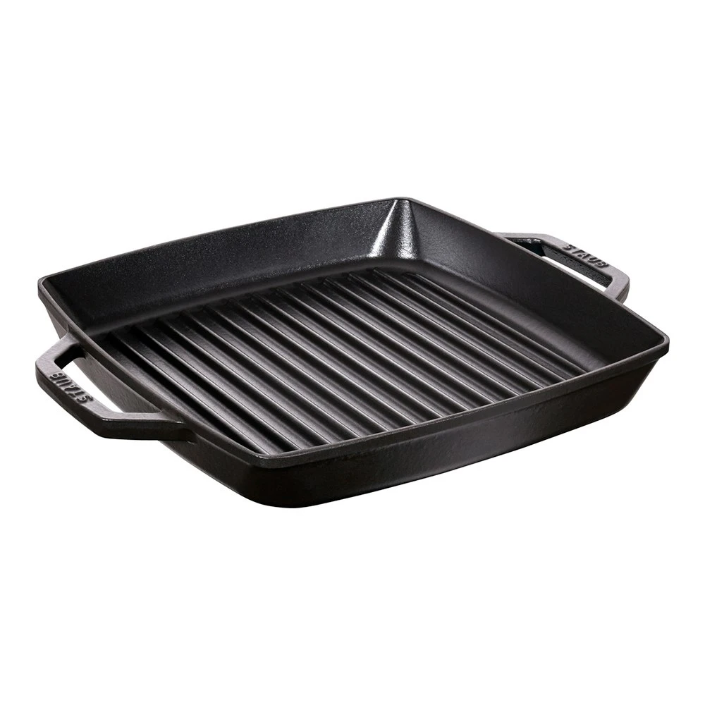 Staub Grillpfanne 28x28cm, Schwarz 1 Staub Grillpfanne 28x28cm, Schwarz