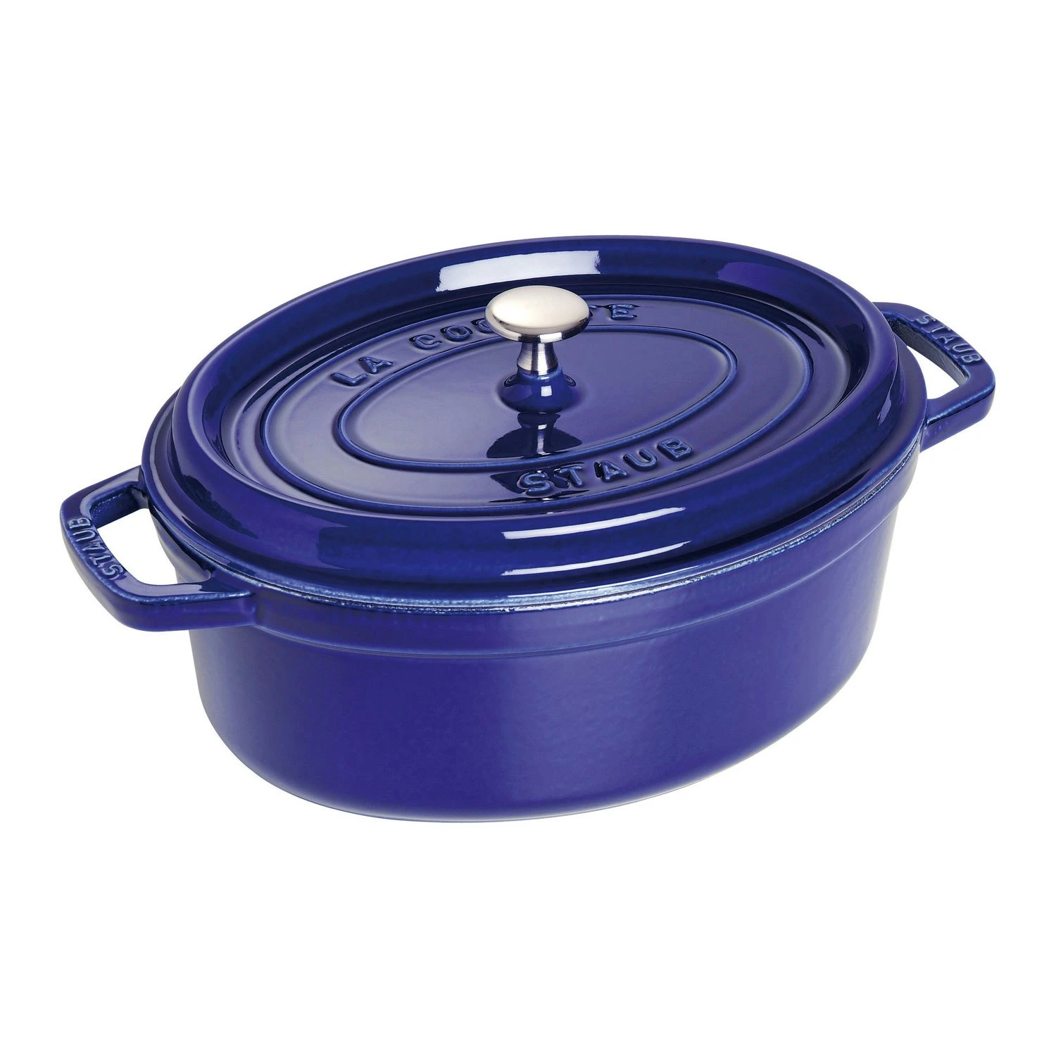 Staub Oval Cocotte 29 Cm 4,2 L, Dark Blue 1 Staub Oval Cocotte 29 Cm 4,2 L, Dark Blue