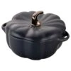 Staub Petite Pumpkin Cocotte Black, 0.7 L
