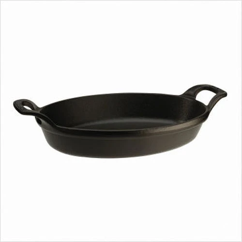 Staub XL Oval Dish, Black 1 Staub XL Oval Dish, Black