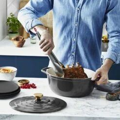 Tefal Air Oval Topf Grau, 5,7 L/30 Cm -Deutschland Kochzauber Verkaufs-Shop tefal air oval 4