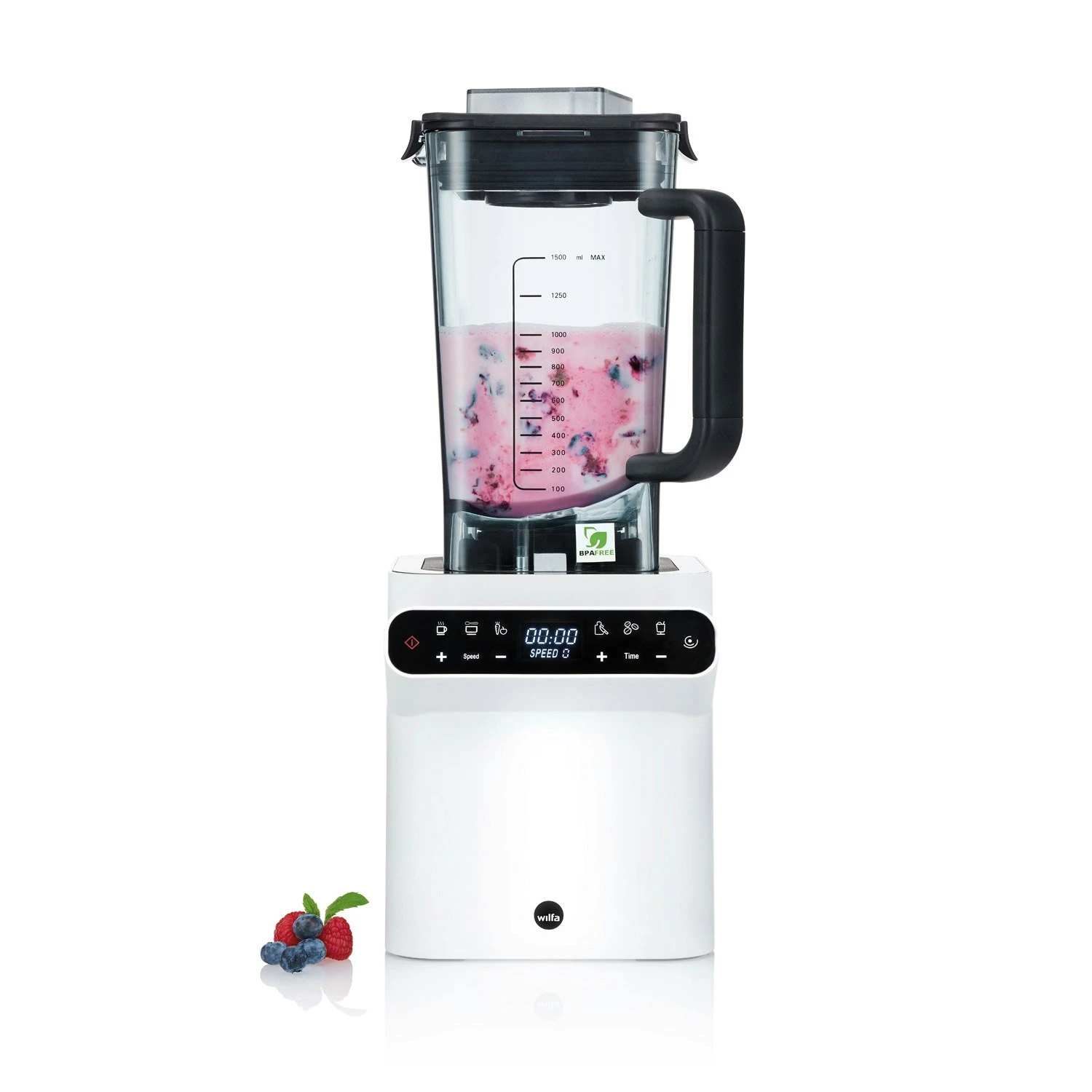 Wilfa BPFD-1680 Powerfuel Digital Blender, Mattweiß 1 Wilfa BPFD-1680 Powerfuel Digital Blender, Mattweiß