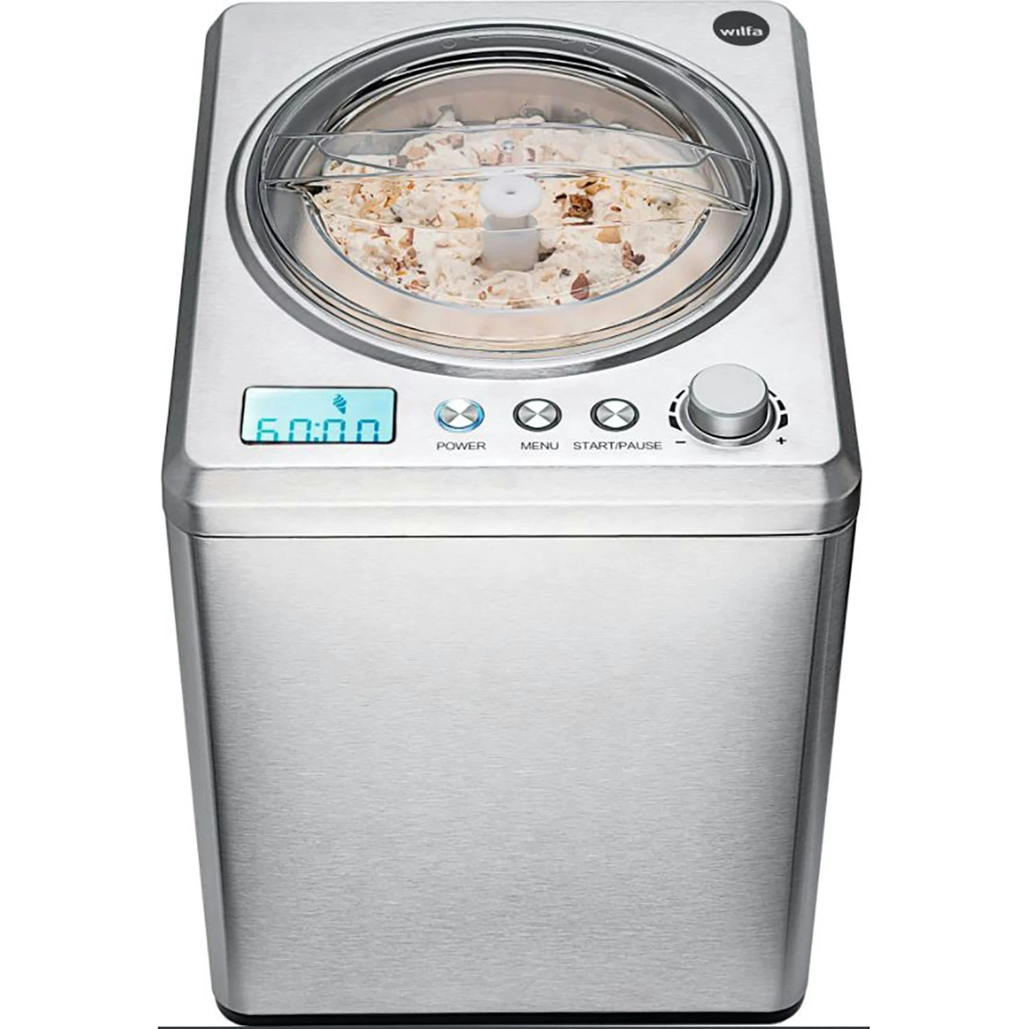 Wilfa Eismaschine 2,5 L Silber 1 Wilfa Eismaschine 2,5 L Silber