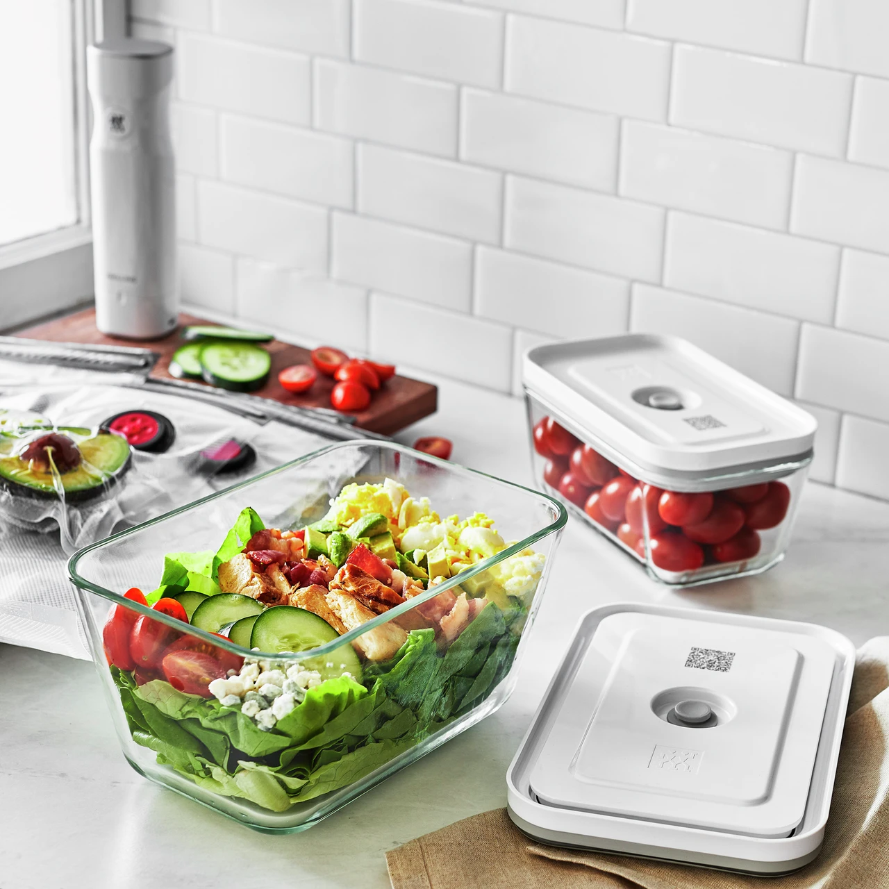 Zwilling Fresh & Save Set Mit Behälter 3 Teile, Borosilikatglas 4 Zwilling Fresh & Save Set Mit Behälter 3 Teile, Borosilikatglas – Bild 4