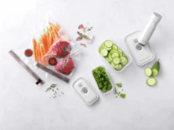 Zwilling Fresh & Save Starter-Kit Mit Vakuumpumpe / Taschen / Behälter Aus Plastik, 7 Teile -Deutschland Kochzauber Verkaufs-Shop zwilling fresh save starter kit mit vakuumpumpe taschen behalter aus plastik 7 teile 2